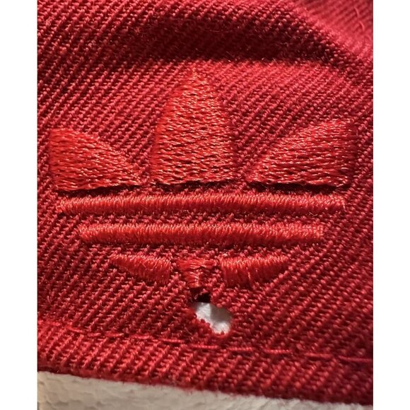 KU Adidas NCAA Kansas University Jayhawks Wool Crimson Blue Hat Fitted‎ 7 3/4 - Picture 6 of 16